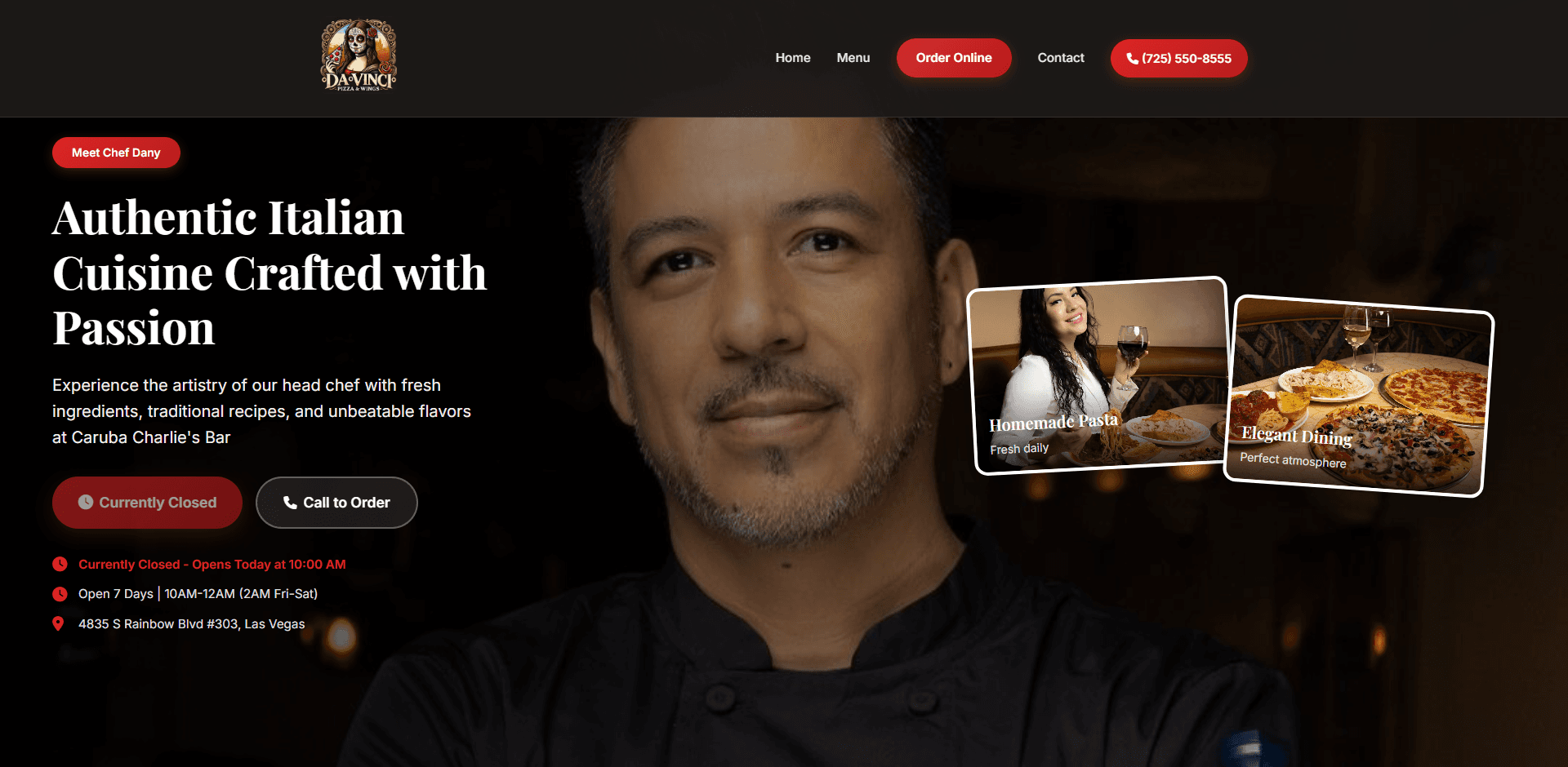 DaVinci Pizza Las Vegas screenshot